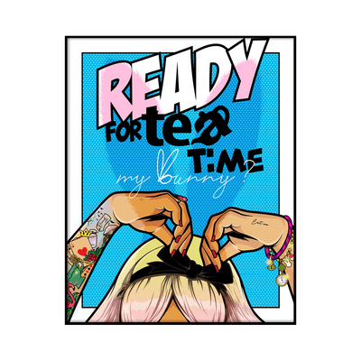 4MURS Tableau Princesses Bleu