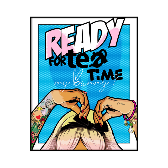 4MURS Tableau PRINCESSES coloris bleu