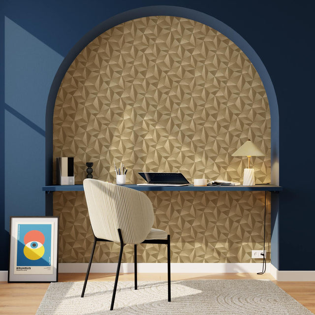 Papier peint intissé ZENITH coloris or