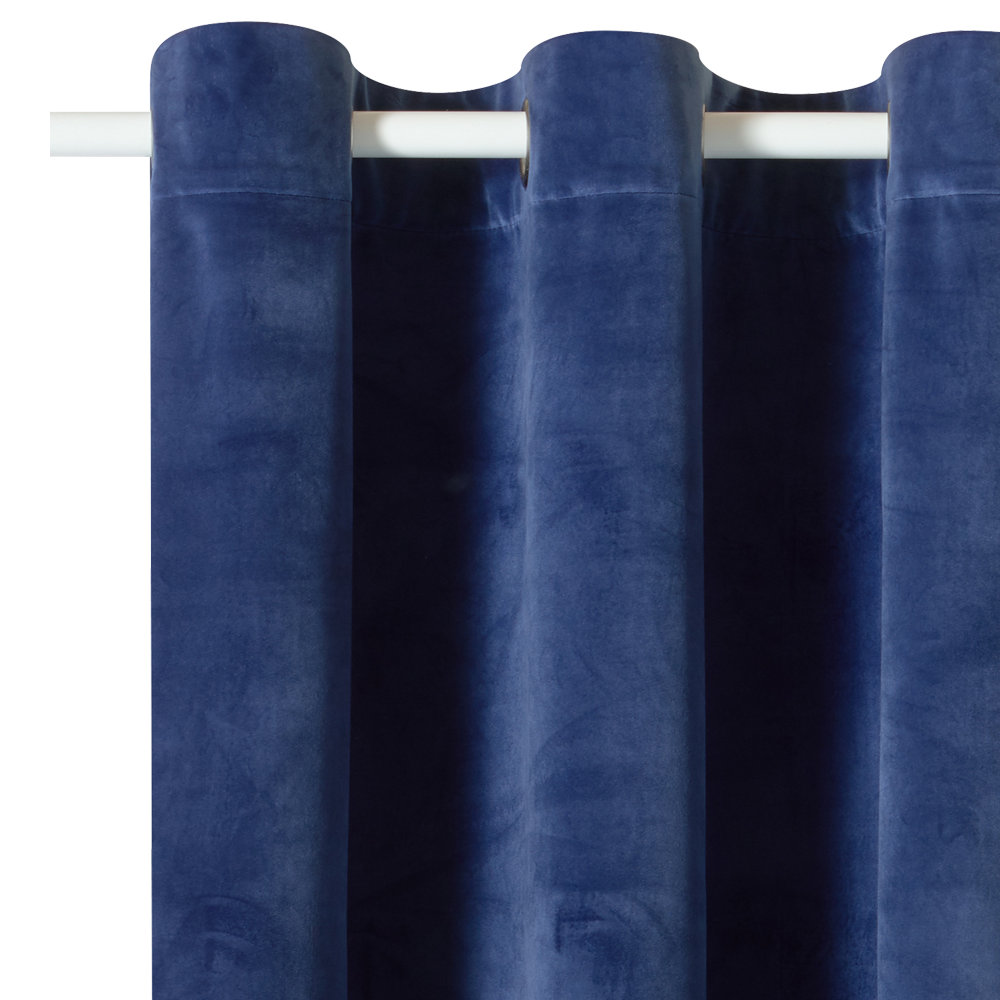 Rideau Negresco Bleu outremer