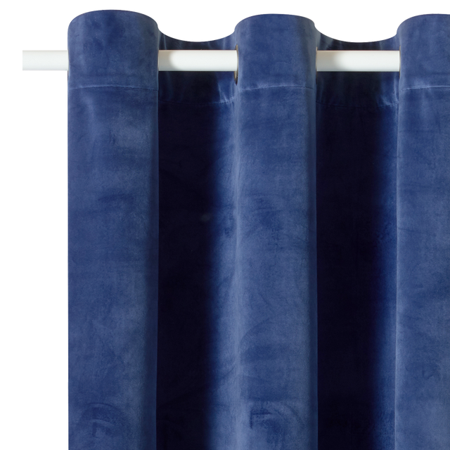 Rideau NEGRESCO coloris bleu outremer 140 x 260 cm