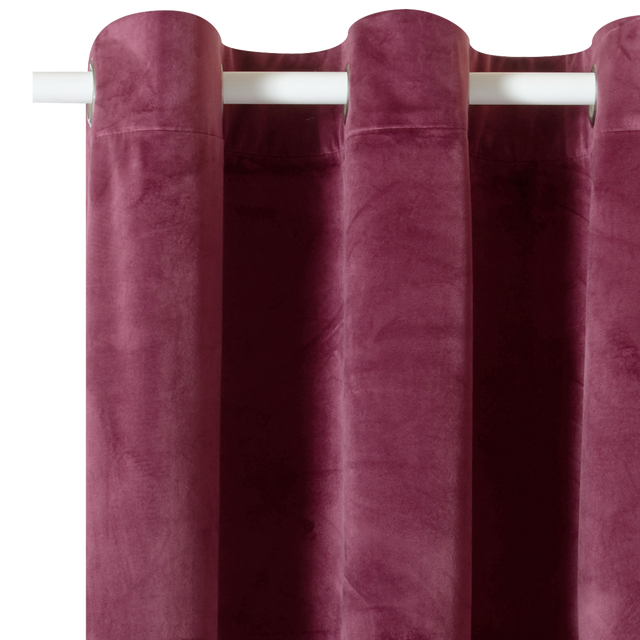 Rideau NEGRESCO coloris lie de vin 140 x 260 cm