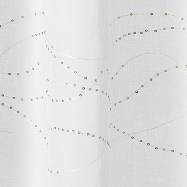 Voilage MARACAIBO coloris or 140 x 240 cm