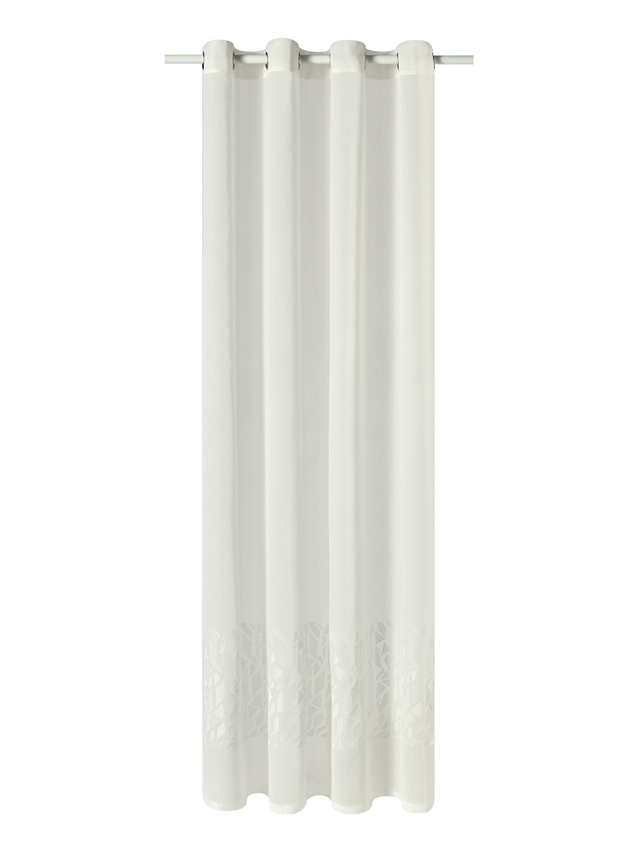 Voilage SELVA coloris blanc 140 x 240 cm