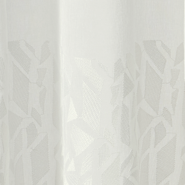 Voilage SELVA coloris blanc 140 x 240 cm