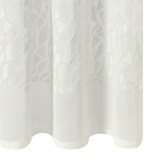 Voilage SELVA coloris blanc 140 x 240 cm