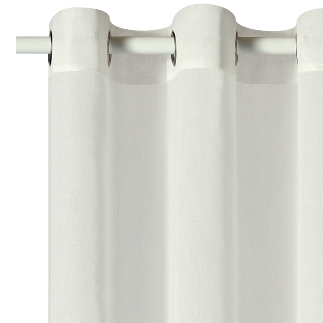 Voilage SELVA coloris blanc 140 x 240 cm