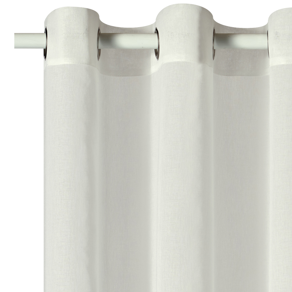 Voilage SELVA coloris blanc 140 x 240 cm
