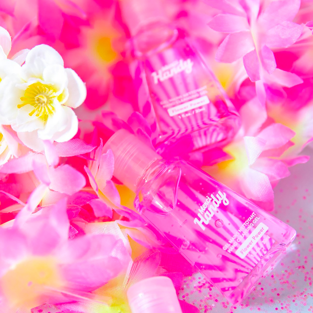 Merci Handy Gel mains FLOWER POWER Fleur