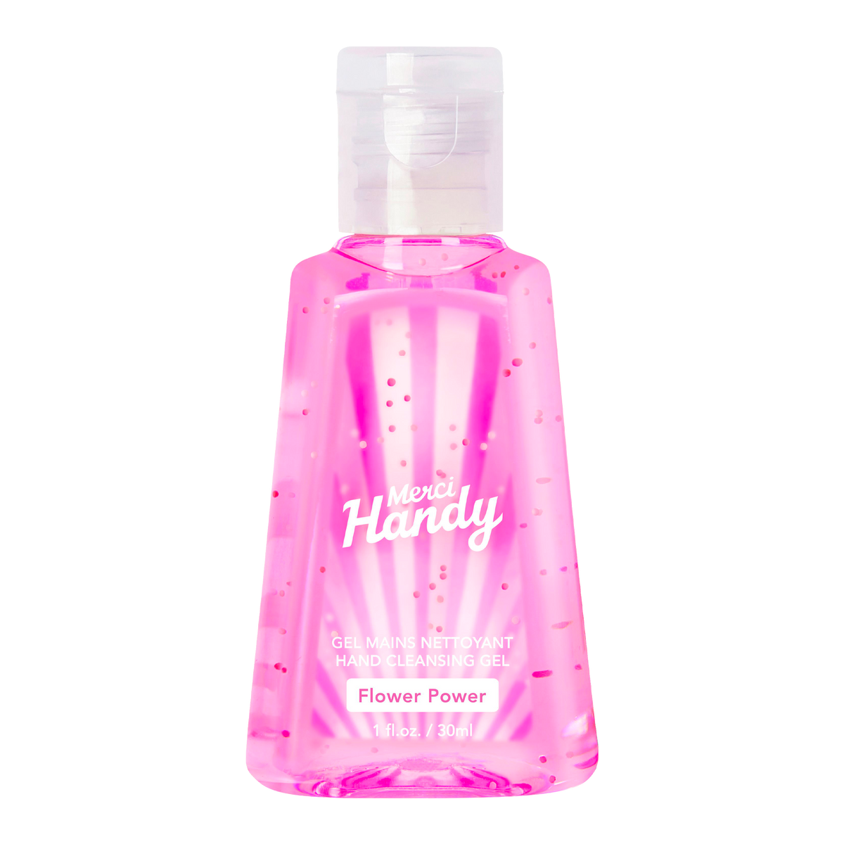 MERCI HANDY Gel mains Flower power Rose Fleur 30ML
