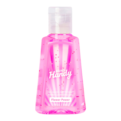 MERCI HANDY Gel mains Flower power Rose Fleur 30ML