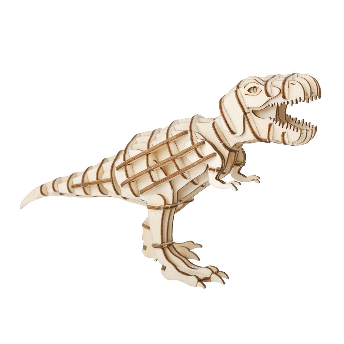 KIKKERLAND Puzzle 3D 3d t-rex Brun