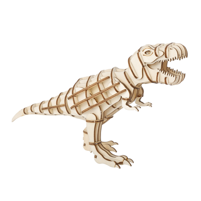 KIKKERLAND Puzzle 3D 3d t-rex Brun