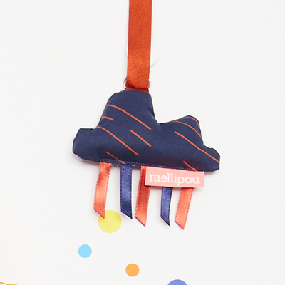 MELLIPOU Attache tétine Justin mellipou Bleu