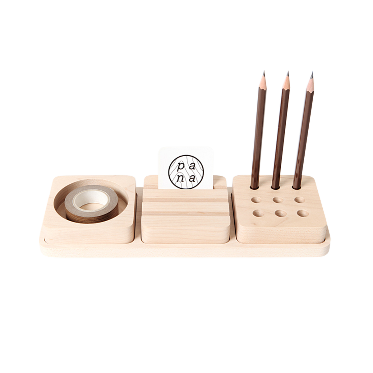 PANA Set papeterie Tofu mini Brun