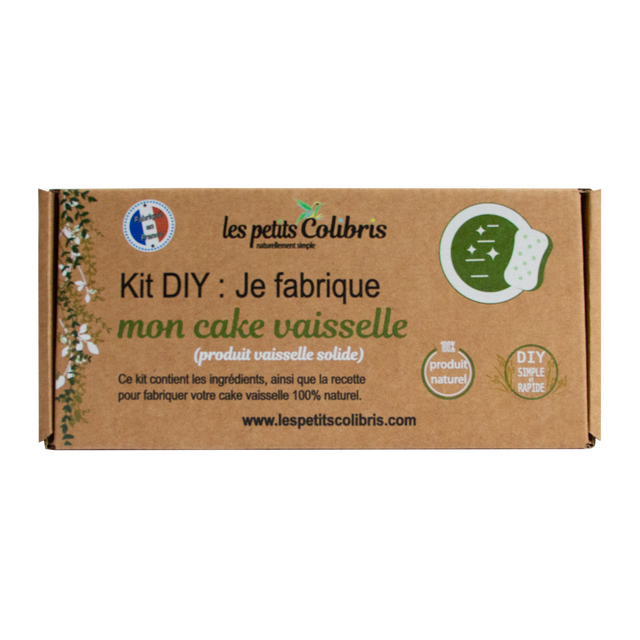 Les Petits Colibris Kit DIY CAKE VAISSELLE AVEC HUILE ESSENTIELLE