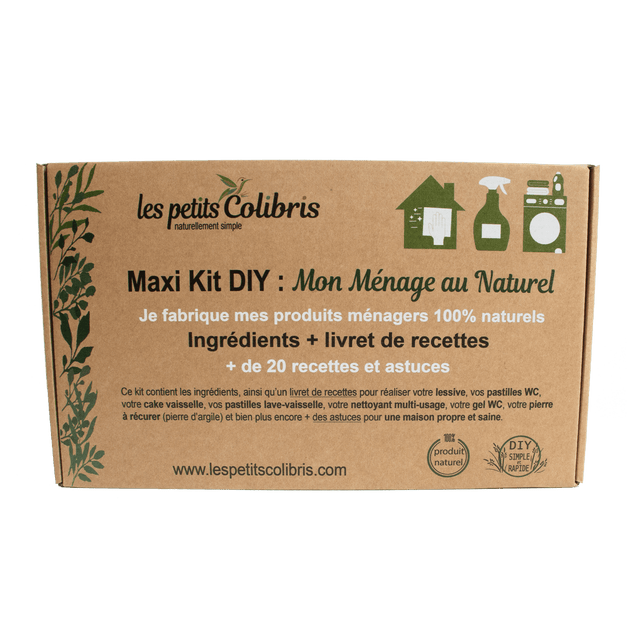 Les Petits Colibris Kit MAXI DIY MON MENAGE NATUREL
