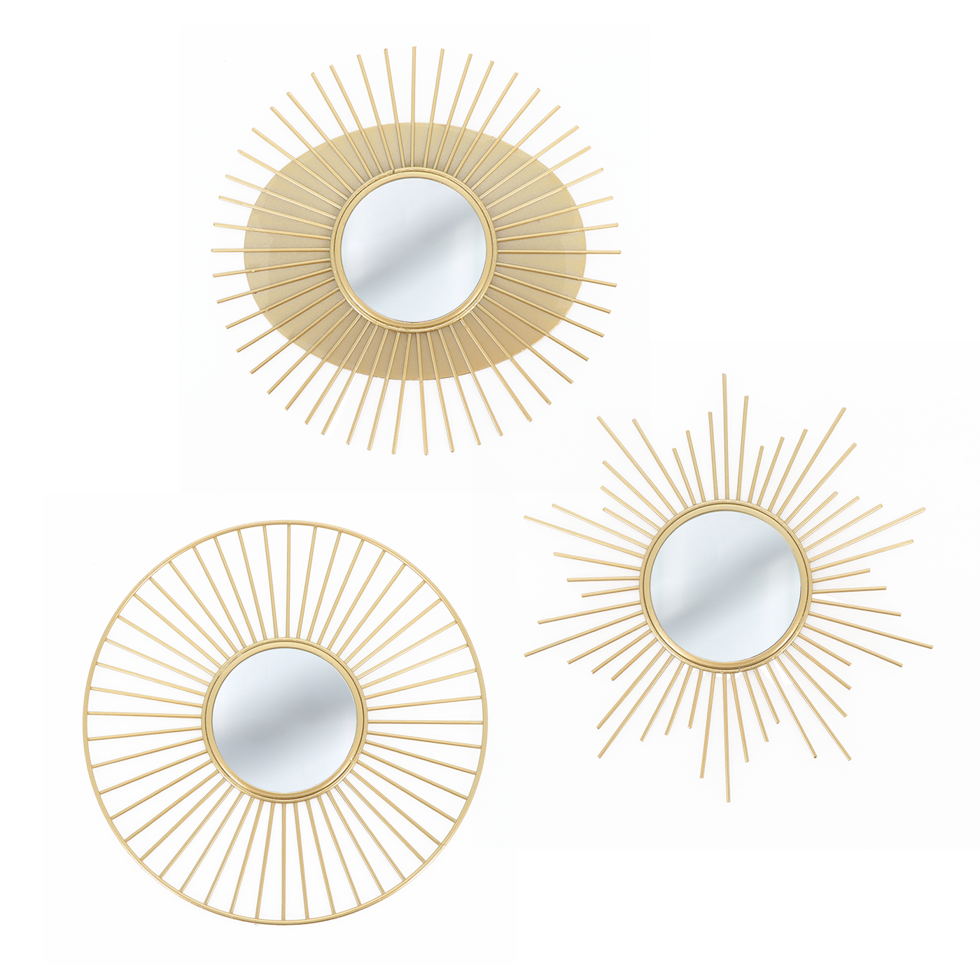 Miroir en métal GOLDENSUN