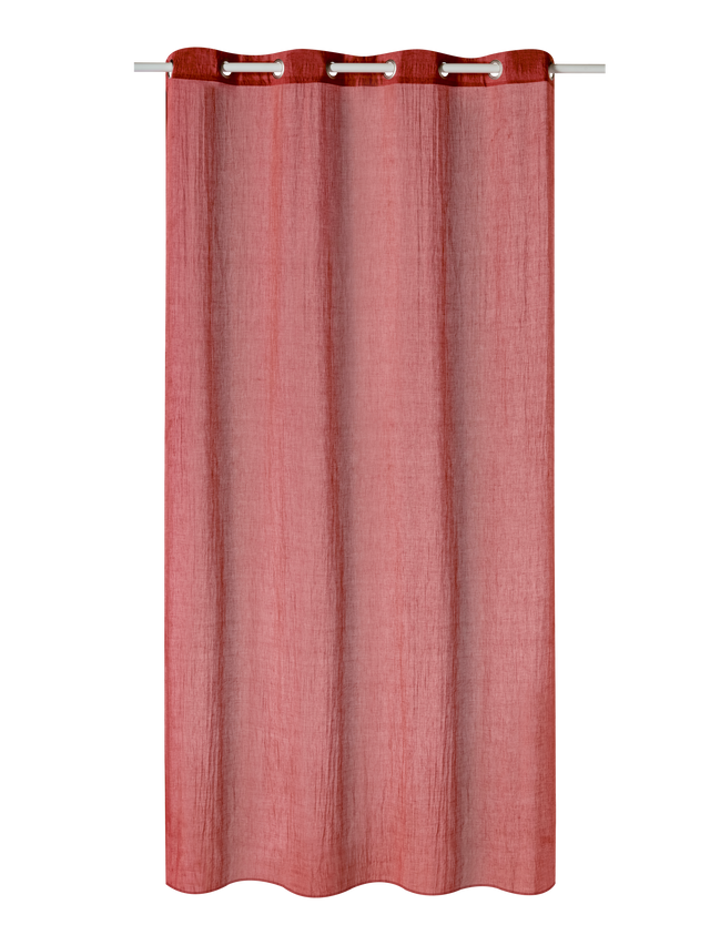 Voilage NOLAN coloris poterie 140 x 240 cm