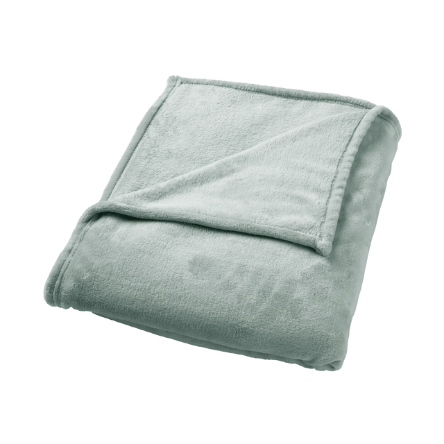 Plaid polaire TILLIE coloris vert jade