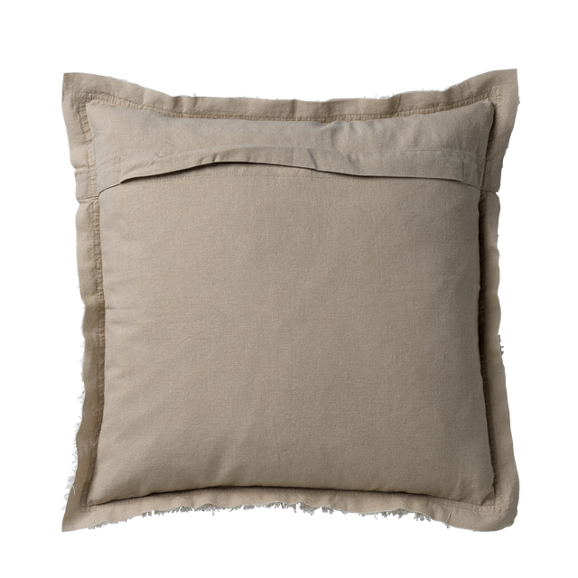 Coussin BURTA coloris sable 45 x 45 cm