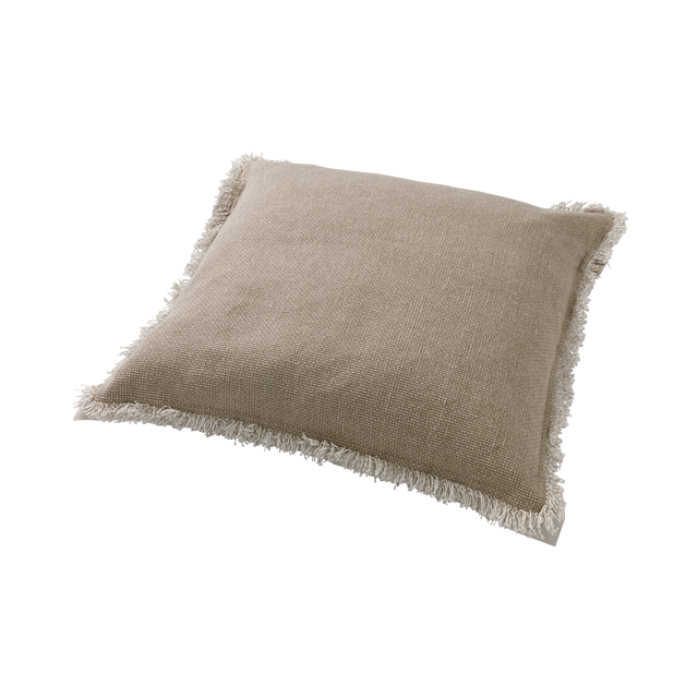 Coussin BURTA coloris sable 45 x 45 cm