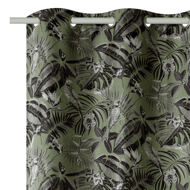 Rideau MADAGASCAR coloris amande 140 x 260 cm