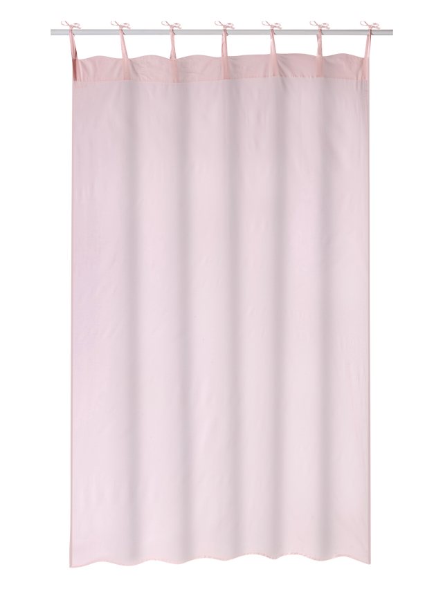 Voilage COTTI coloris rose blush 140 x 240 cm