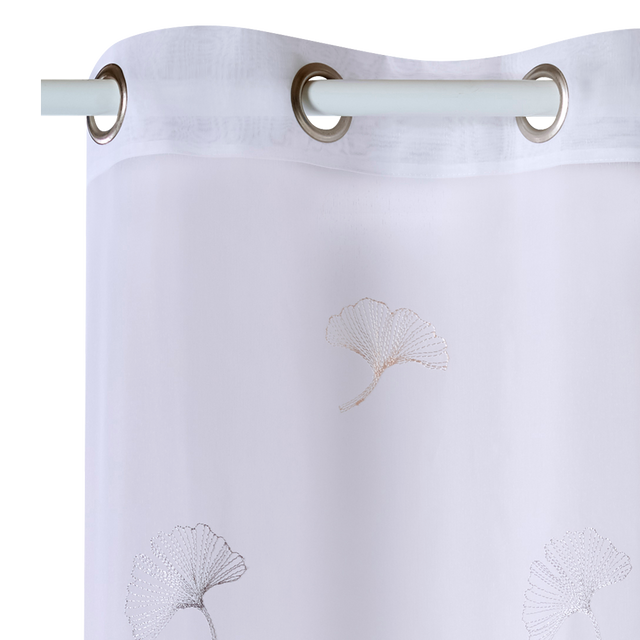Voilage ICHO coloris garance 140 x 260 cm