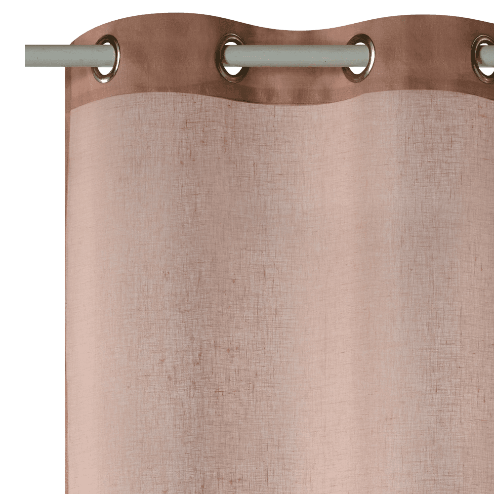 Voilage Lin Linae Rose nude