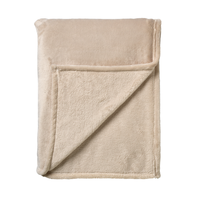 Plaid polaire TILLIE coloris sable