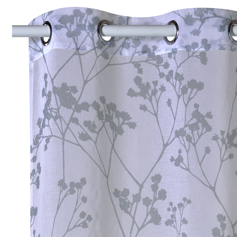 4MURS Voilage HERBERIES coloris amande 140 x 240 cm