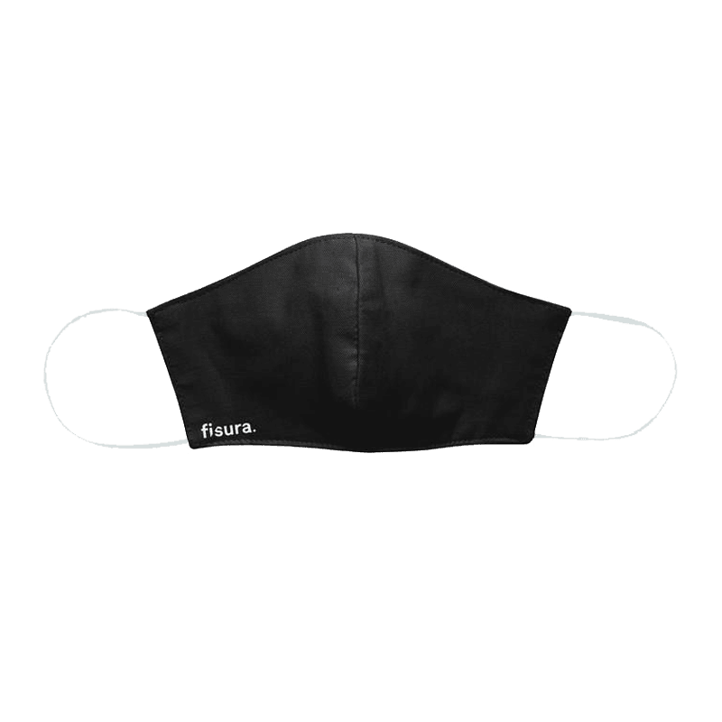 Masque tissu Fray Noir