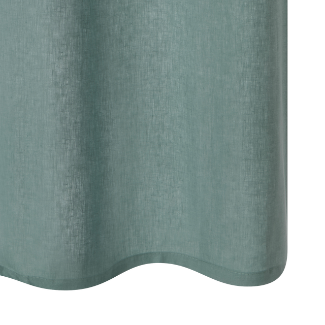 Rideau Lin LINNEO coloris kaki 140 x 280 cm