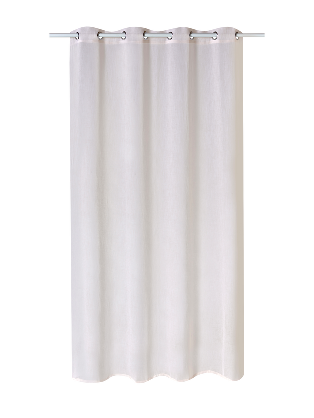 Voilage ACCADIA coloris beige rosé 140 x 240 cm