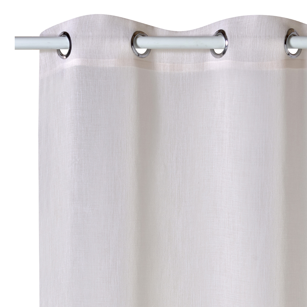Voilage ACCADIA coloris beige rosé 140 x 240 cm