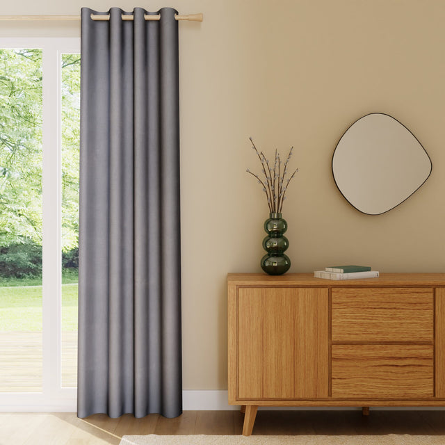 Rideau ELISUS coloris gris 135 x 245 cm