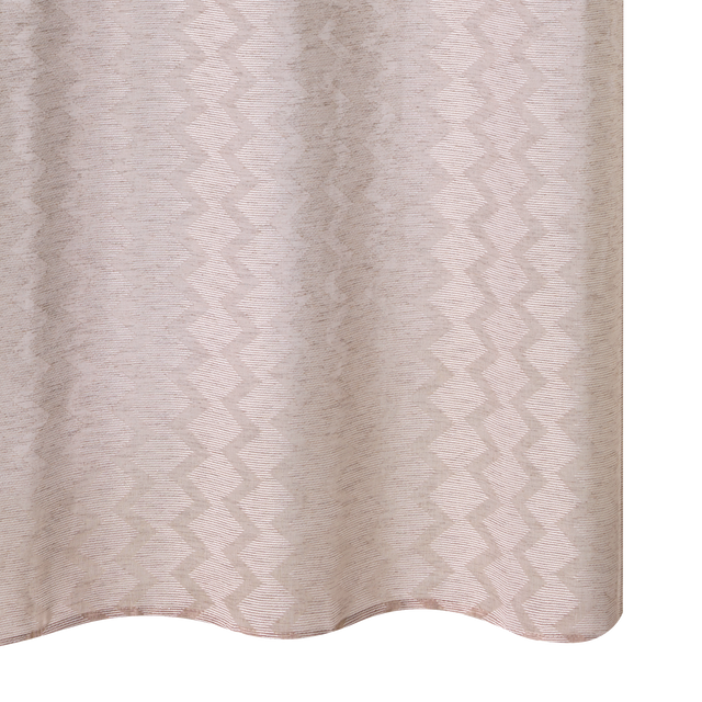 Voilage GHARDAIA coloris beige rosé 140 x 240 cm