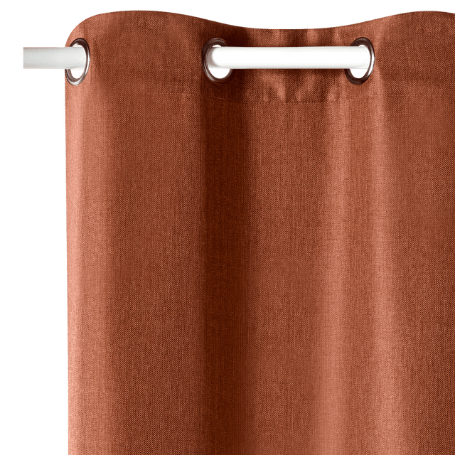 Rideau AMSTERDAM coloris caramel 145 x 240 cm