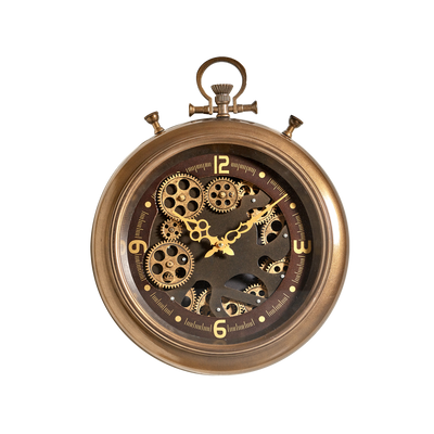 4MURS Horloge à rouage Clyde Bronze et or