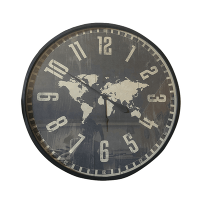 4MURS Horloge World Noir