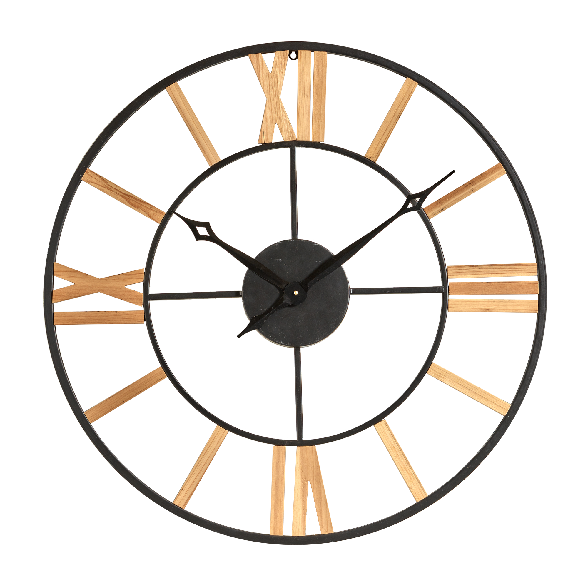 4MURS Horloge en bois CHARLY coloris pin