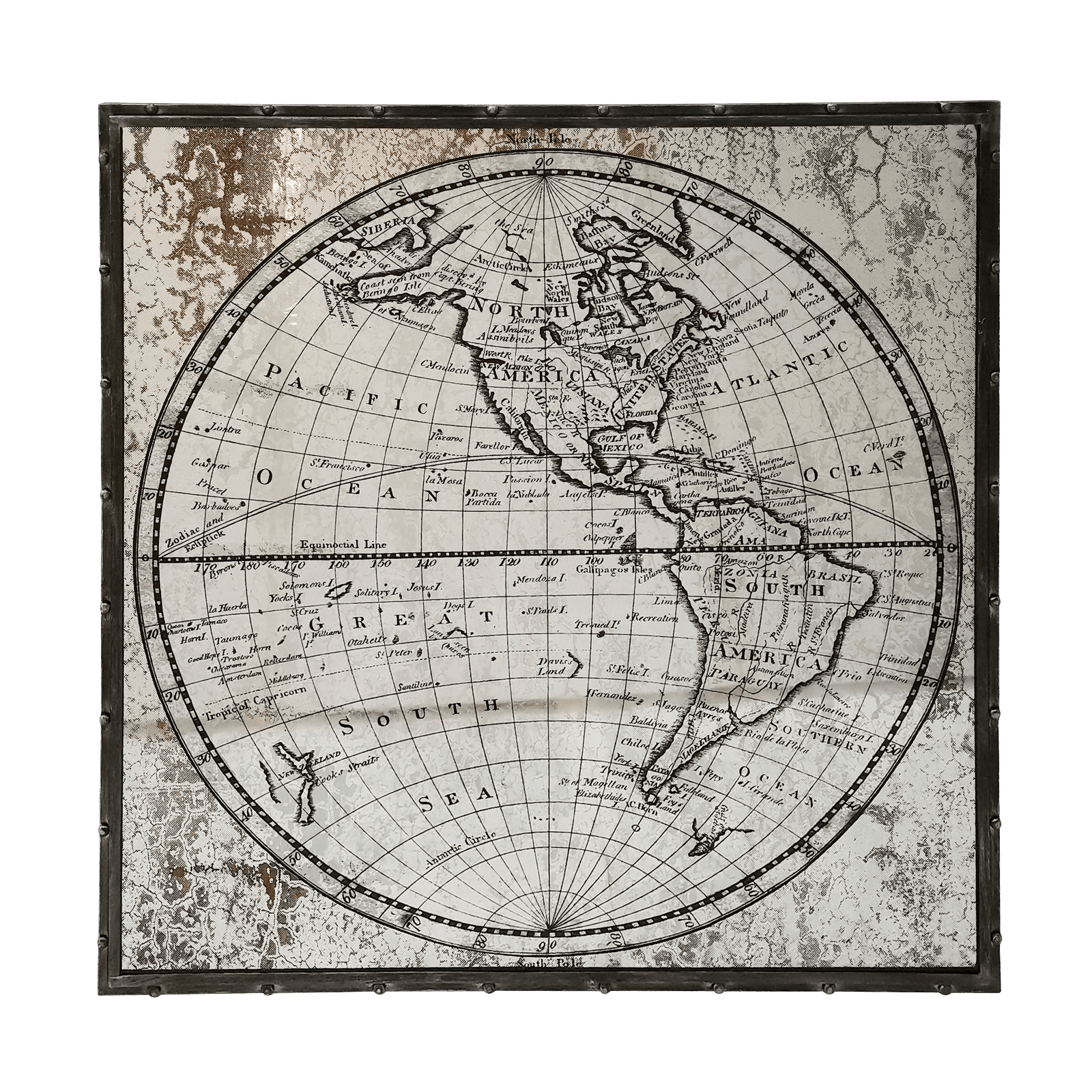 4MURS Miroir teinté GLOBE 83 x 83 cm