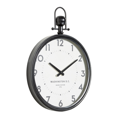 4MURS Horloge à gousset Washington Noir