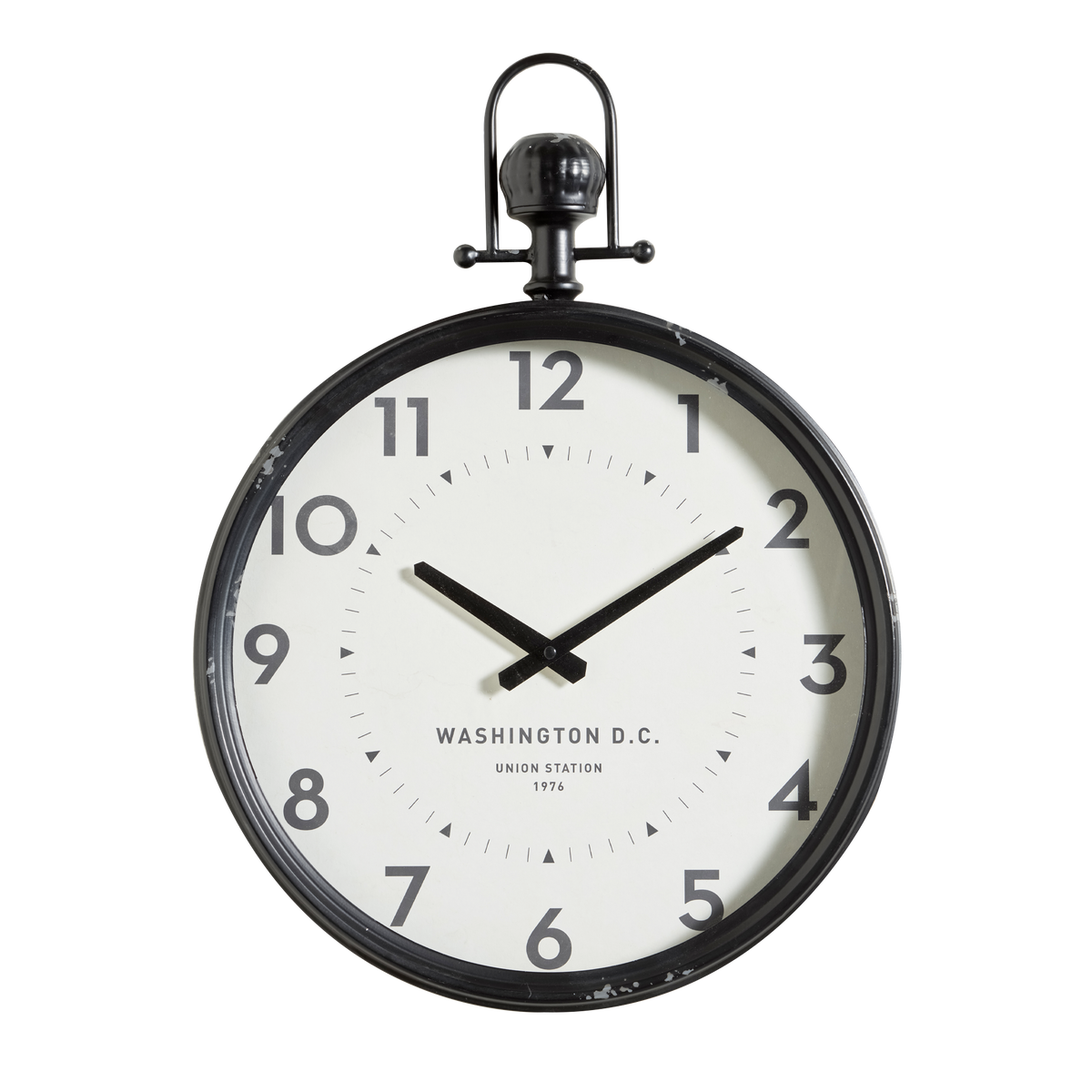 4MURS Horloge à gousset Washington Noir