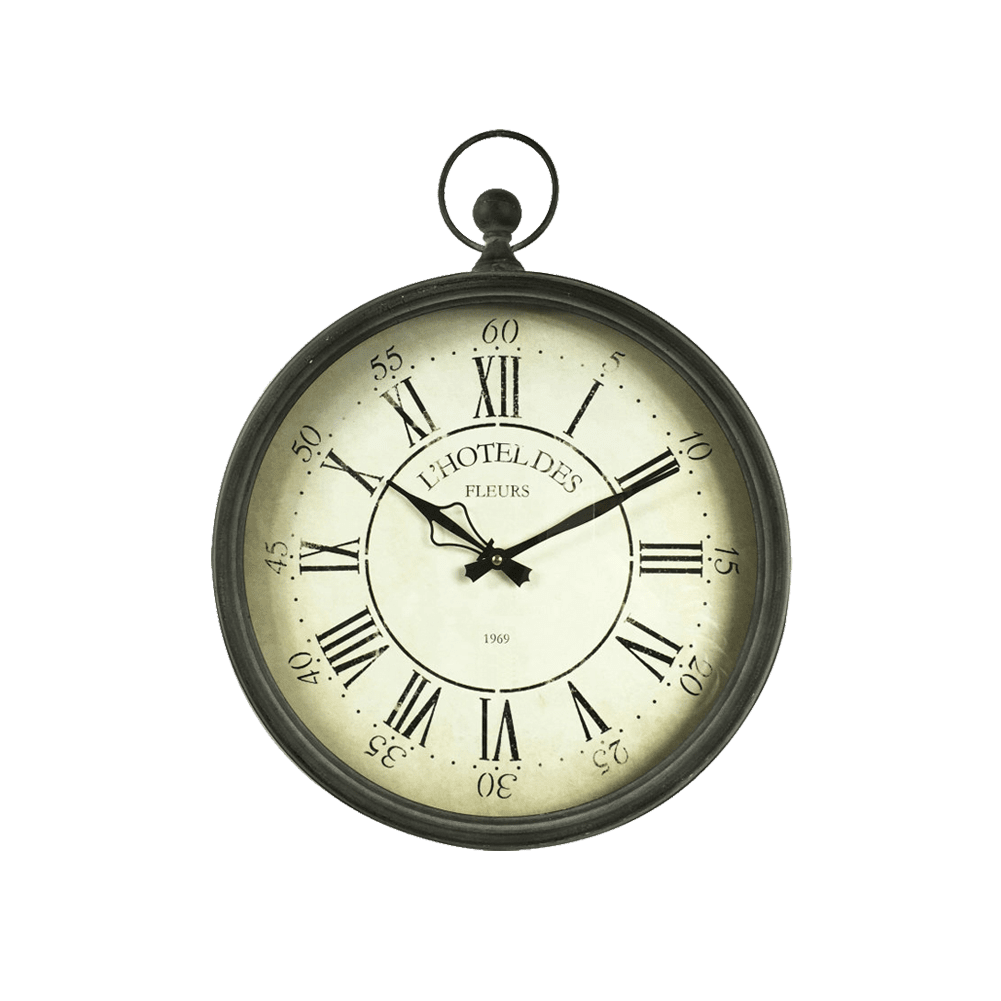 4MURS Horloge à gousset Carole Noir