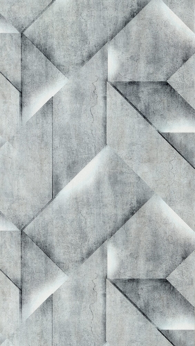 Papier peint intissé DOWNTOWN coloris gris béton
