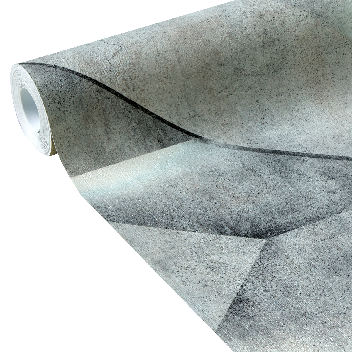 Papier peint intissé Downtown Gris béton