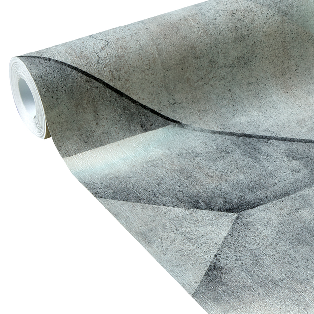 Papier peint intissé DOWNTOWN coloris gris béton