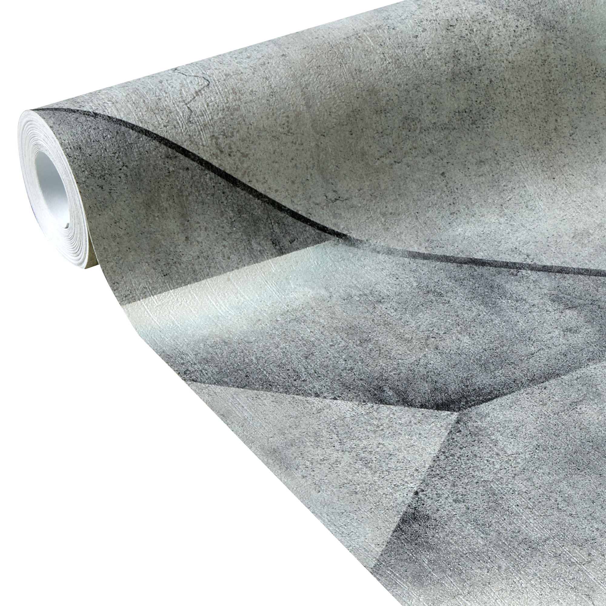 Papier peint intissé DOWNTOWN coloris gris béton